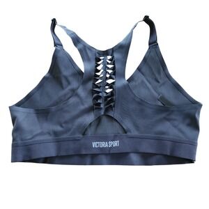 Victoria's Secret Sport Non Padded Black Sexy Cutout Bra Size Large